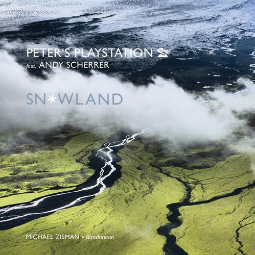 CD cover for "Peter's Playstation - Snowland" with snowy landscape imagery.