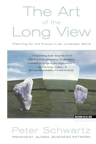Book cover with title, author, and landscape featuring stone formations.