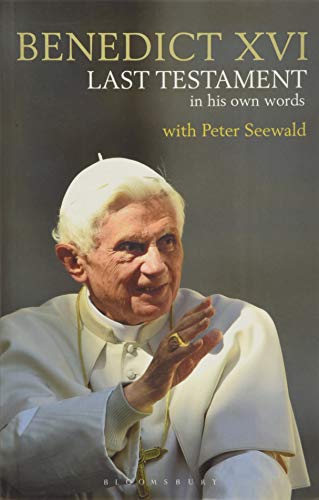 Book cover featuring Pope Benedict XVI in white papal garments.