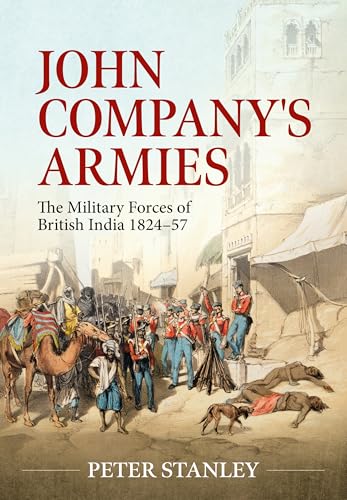 Book cover depicting British Indian soldiers and a camel in a town.