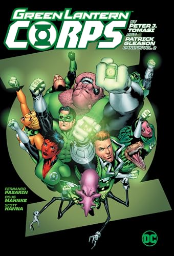 Green Lantern Corps Omnibus Vol. 2 cover featuring diverse superhero characters.