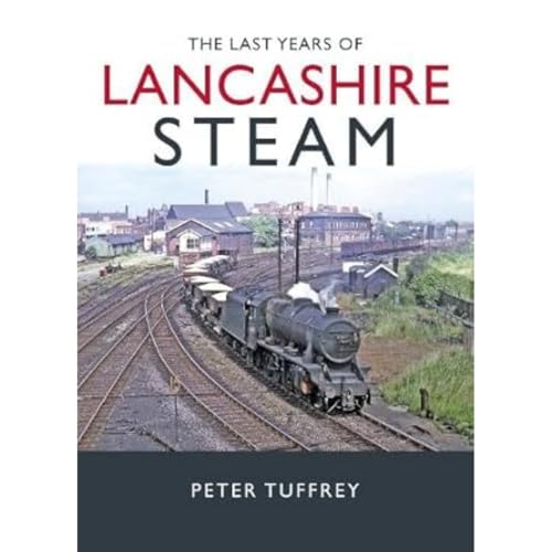 Book cover: steam locomotive on railway tracks in Lancashire.