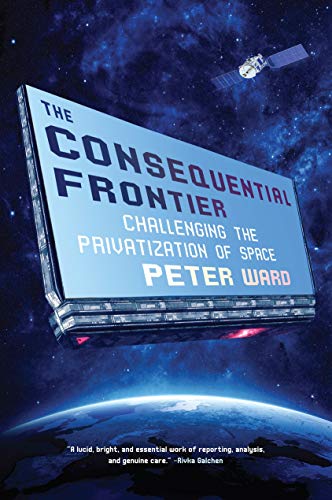 Book cover featuring a satellite and Earth with the title and author's name.