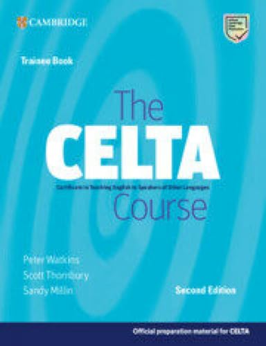 Blue cover of "The CELTA Course" trainee book, second edition.