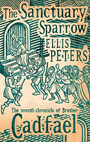 Vintage book cover depicting medieval figures and architectural elements in green and tan.