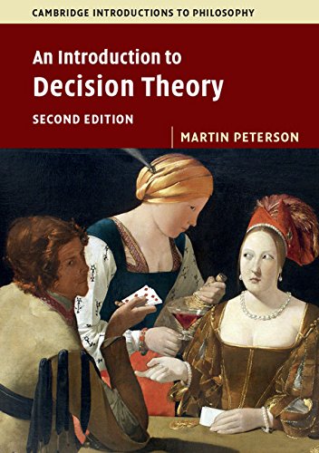 Book cover for An Introduction to Decision Theory featuring a painting of card players.