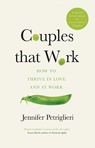 Book cover: "Couples that Work" with a pea pod illustration.