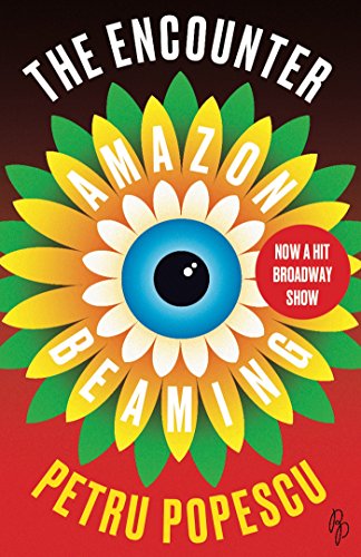 Book cover: red background with a flower containing an eye, title text.