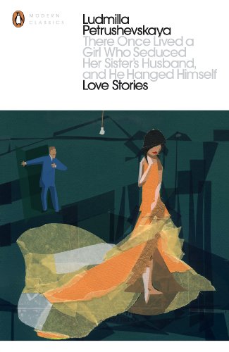 Book cover featuring a woman in an orange dress and a man in blue.