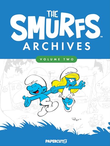 Cover of "The Smurfs Archives Vol. 2" book, featuring Papa Smurf and Smurfette.