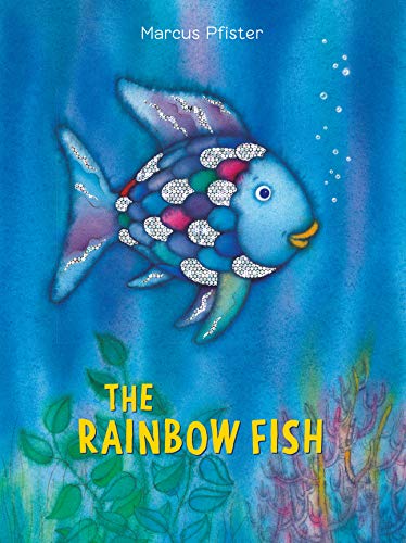 Colorful fish with shimmering scales and fins, likely on a white or light background.