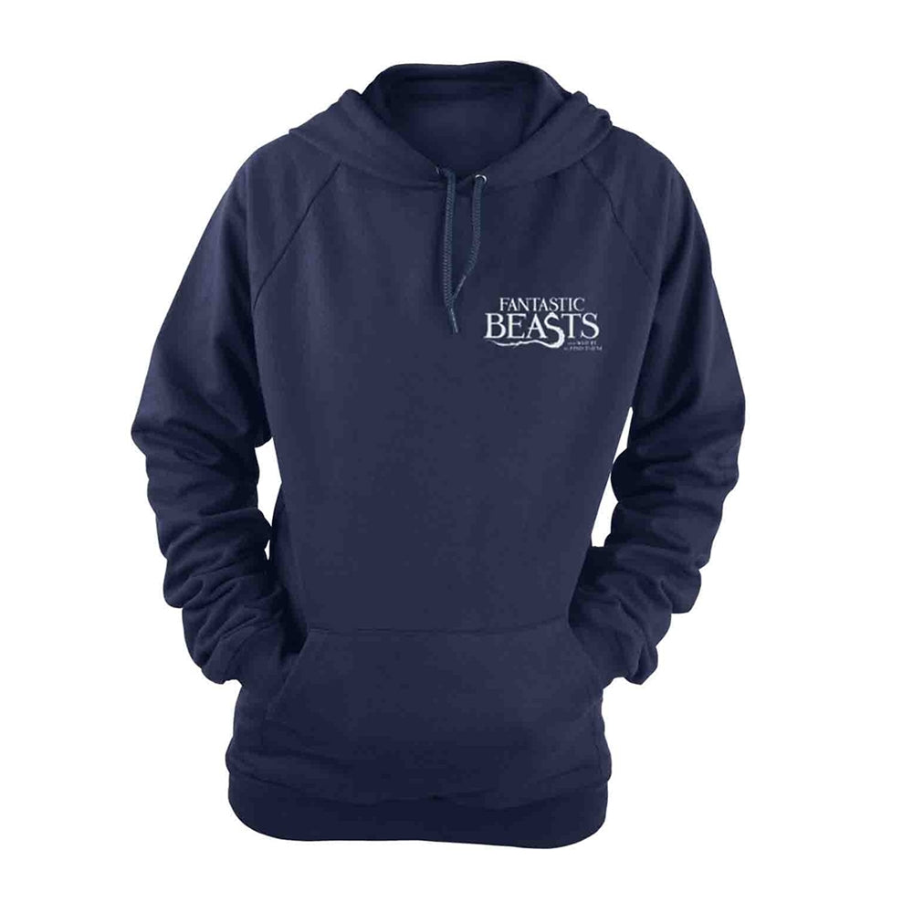 Plastic Head Women's Fantastic Beasts Macusa GHSW Hoodie, Blue, 16 (Size:XX Large)