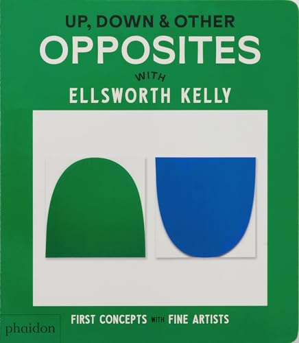 Book cover: green background, white text, and Ellsworth Kelly’s abstract shapes.