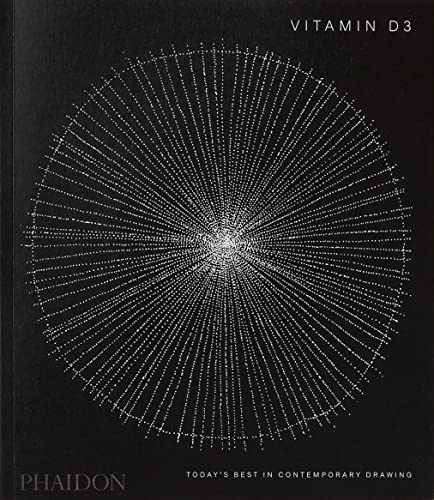 Black book cover with a radiating, dotted circular drawing.