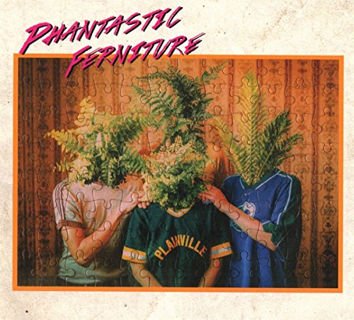 CD cover with three figures obscured by fern-shaped puzzle pieces.