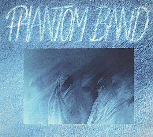 CD cover for Phantom Band, featuring a blurred face in blue tones.