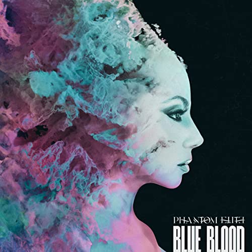 CD cover: woman’s profile dissolving into blue and pink smoke.