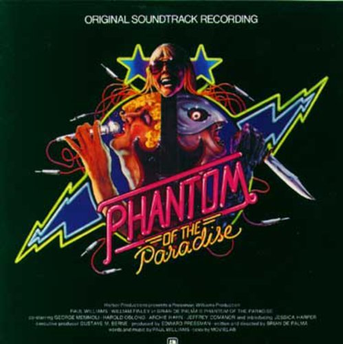 CD cover for "Phantom of the Paradise" soundtrack, featuring stylized artwork.