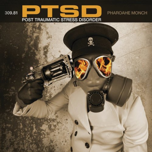 Album cover: Pharoahe Monch in gas mask, holding a revolver.