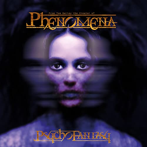 Album cover for "Phenomena - Psycho Fantasy" featuring a blurred woman’s face.
