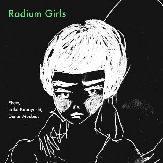 Black and white album cover featuring a sketched portrait of a woman.