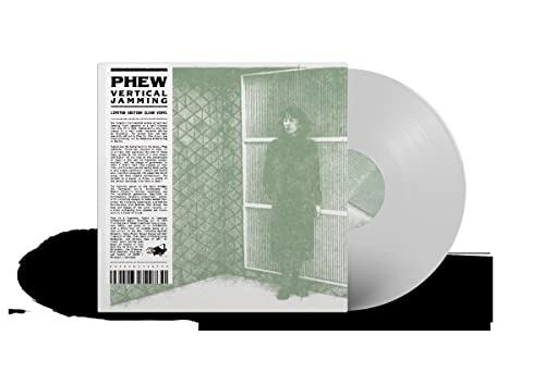 Phew Vertical Jamming vinyl record with a green-tinted cover featuring a standing person.