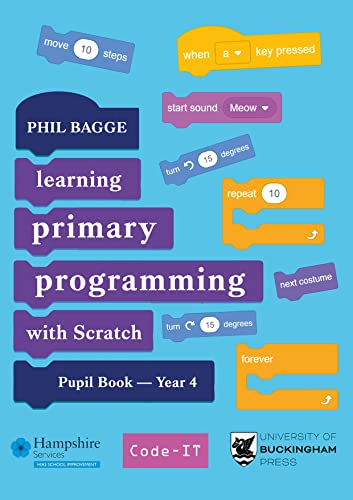 Book cover for "Teaching Primary Programming with Scratch," Year 4.