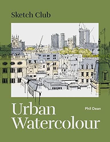 Book cover: watercolour cityscape of London buildings and cranes.