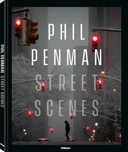 Book cover: "Phil Penman : Street Scenes" with urban, foggy imagery.