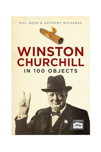 Book cover featuring Winston Churchill making a V sign with a cigar above him.