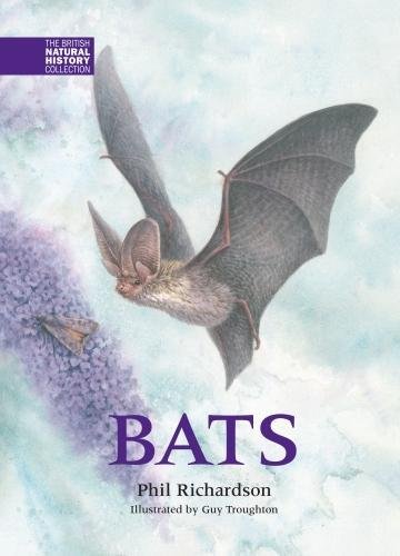 Book cover featuring a detailed illustration of a brown long-eared bat in flight.