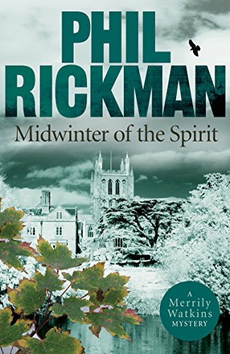 Book cover: snowy cathedral, dark sky, and autumn leaves foreground.