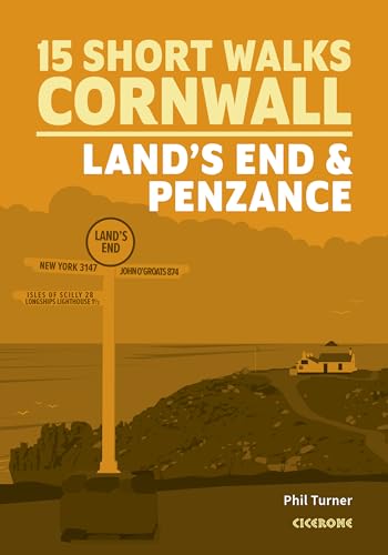 Book cover: "15 Short Walks in Cornwall" with a coastal scene.