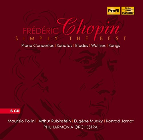 Red CD cover with "Chopin: Simply the Best" title and artist names listed.