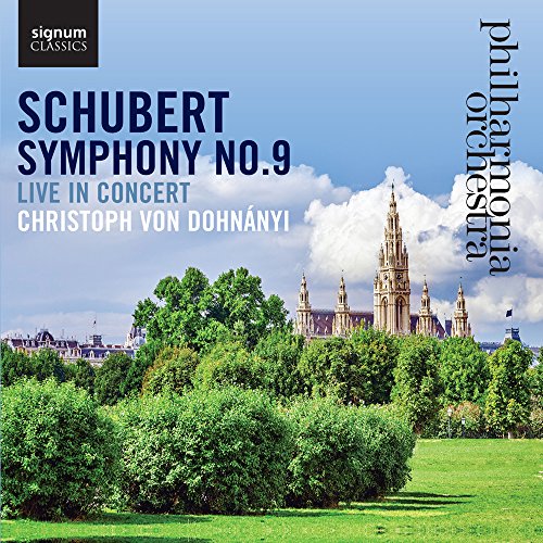 CD cover showing a park, trees, and the Vienna City Hall against blue skies.