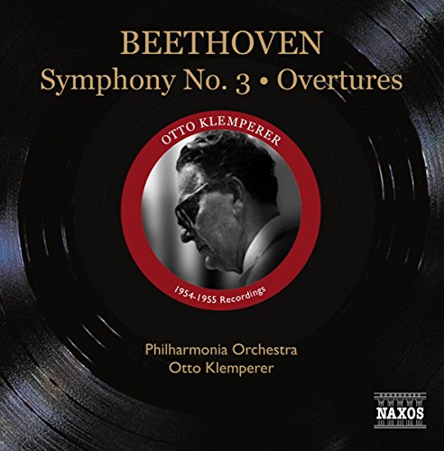 CD cover for Beethoven’s Symphony No. 3 with conductor Otto Klemperer’s portrait.