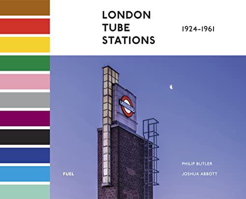 Book cover: "London Tube Stations 1924-1961" featuring a station sign.