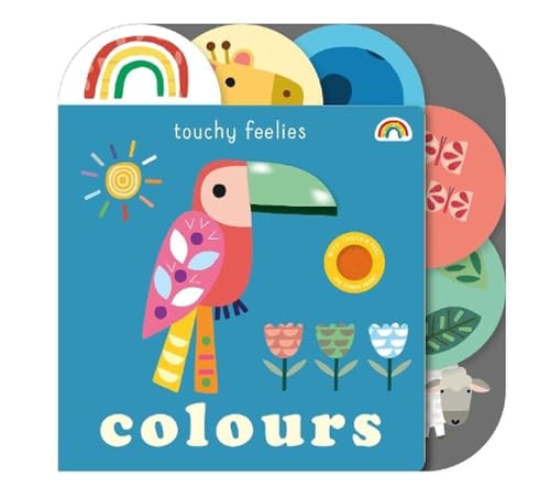 Board book cover with colourful illustrations of animals and shapes.
