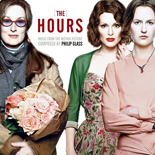 Album cover for "The Hours" featuring Meryl Streep, Julianne Moore, and Nicole Kidman.