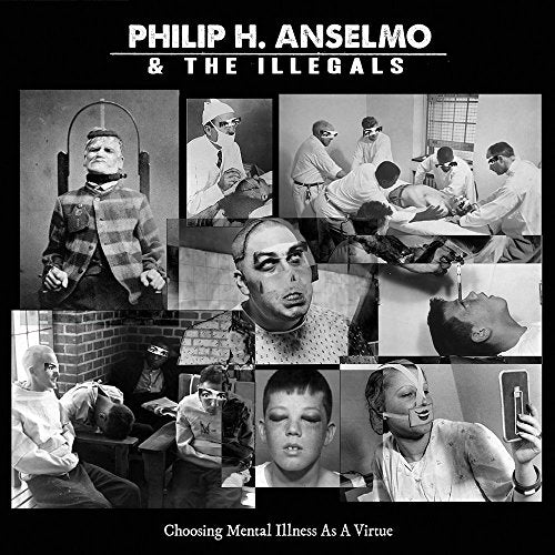 CD cover: black and white collage of unsettling medical imagery.