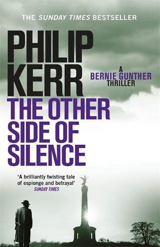 Book cover: man in coat facing a tall monument under a stormy sky.