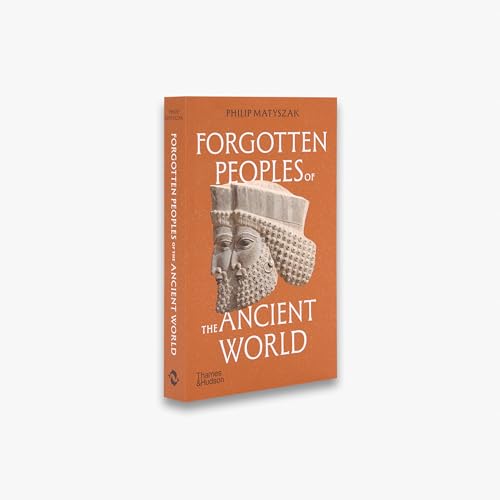 Book cover for Forgotten Peoples of the Ancient World featuring a stone relief sculpture.