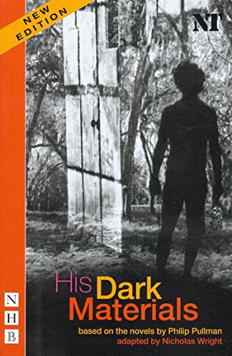Play script cover: a silhouetted boy stands before a weathered door.