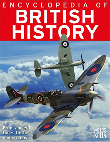 Book cover: “Encyclopedia of British History” with WWII fighter planes.
