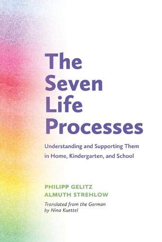 Book cover with colorful watercolor background and purple title text.
