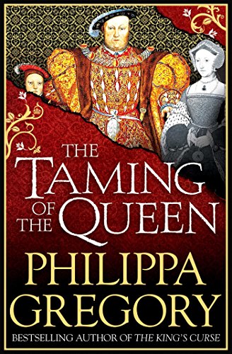 Book cover showing King Henry VIII and a queen against a red and gold background.