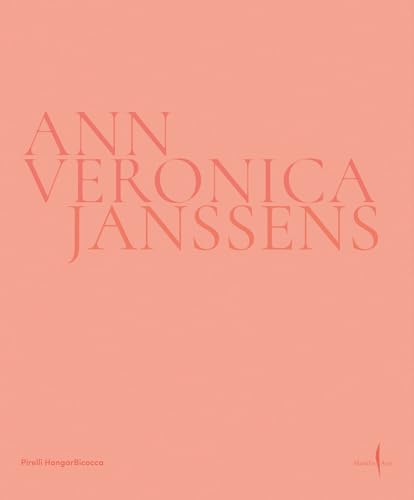 Pink book cover with the name "Ann Veronica Janssens" in white text.