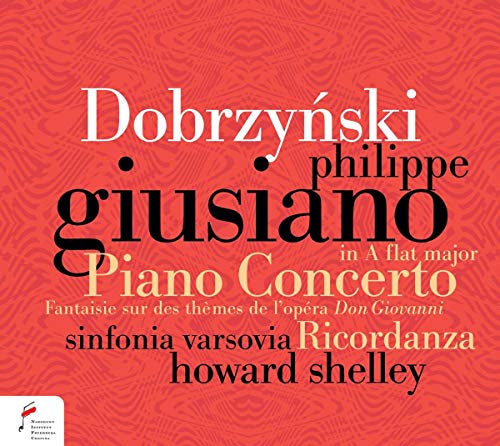 Red CD cover with black, white, and yellow text, featuring artist and album information.