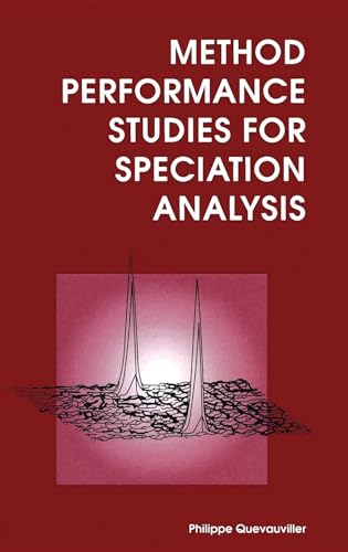 Book cover: “Method Performance Studies for Speciation Analysis” with a chromatogram.