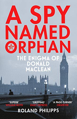 Book cover: “A Spy Named Orphan” with Big Ben in the background.